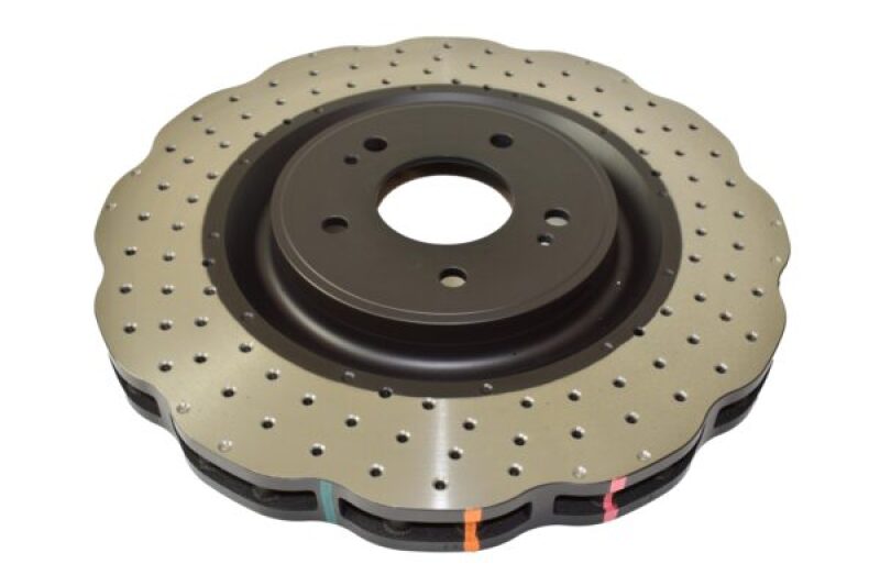 Picture of DBA 2003 Mitsubishi Lancer Evolution Front 4000 Series Drilled Wavey Rotor