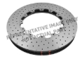 Picture of DBA 2008 Porsche Cayenne Front 5000 Series Drilled Ring