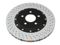 Picture of DBA 13-16 Cadillac CTS V Front Right 5000 Series 2-Piece Drilled Rotor w/Black Hat