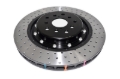 Picture of DBA 18-21 Subaru WRX STI Front 5000 Series 2-Piece Drilled Rotor w/Black Hat