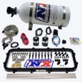 Picture of Nitrous Express Holley Hi-Ram Dry Direct Port Plate Nitrous System w/ 5lbs Bottle