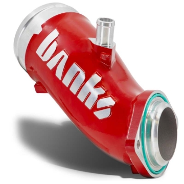 Picture of Banks Power 17-24 Chevrolet/GMC 2500/3500 6.6L Duramax L5P Monster-Ram Turbo Inlet Elbow - Red