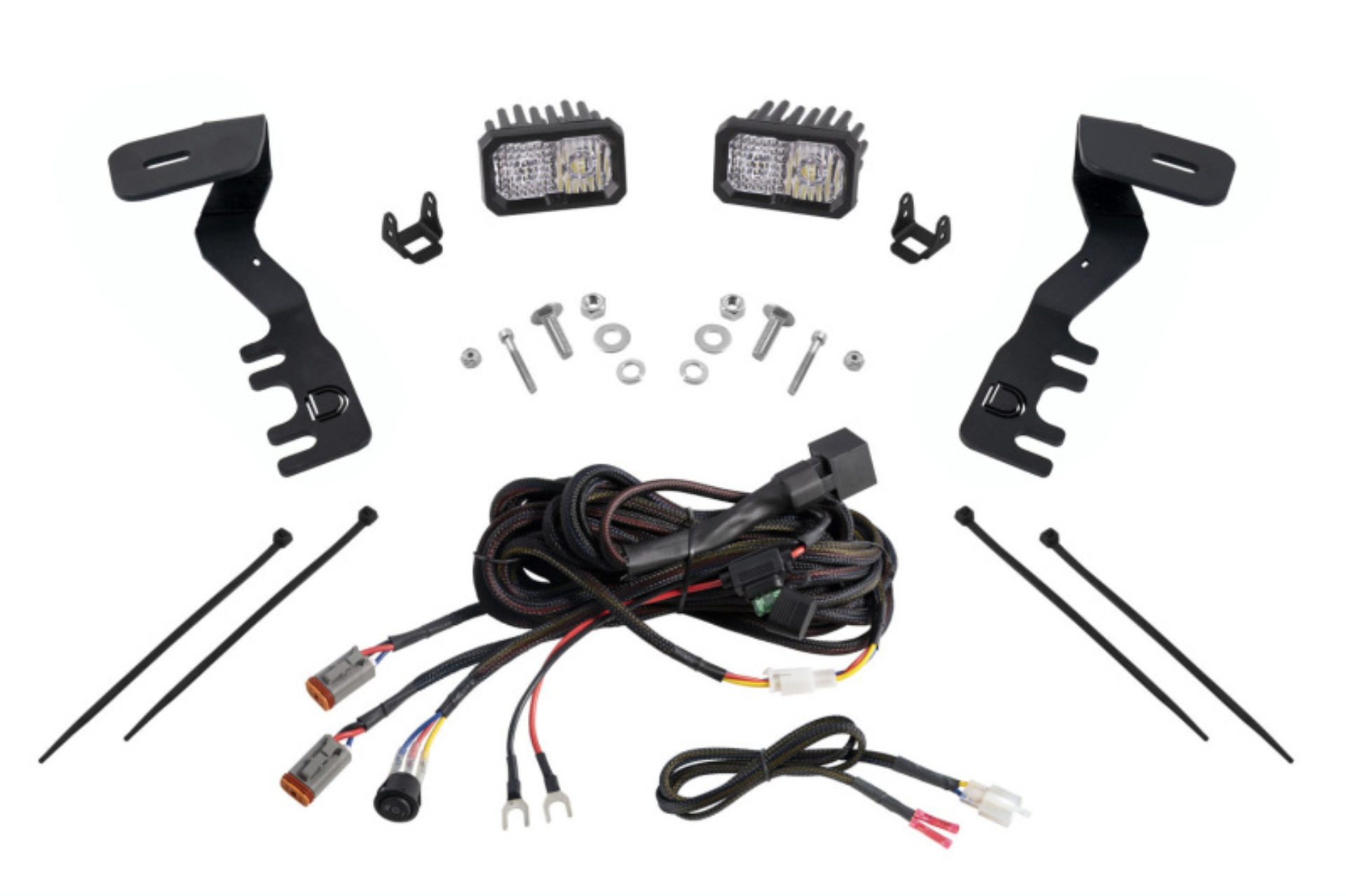 Picture of Diode Dynamics Stage Series 2in LED Ditch Light Kit for 2024+ Toyota Tacoma- Sport White Combo