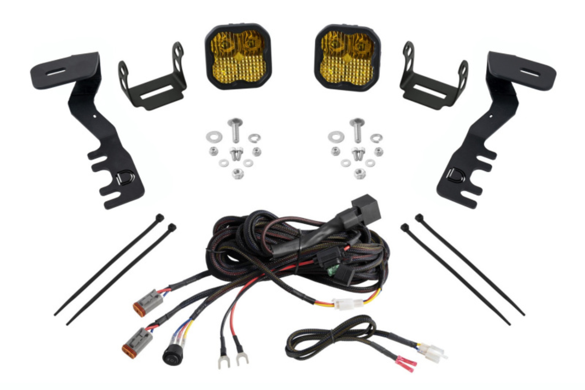 Picture of Diode Dynamics 2024+ Toyota Tacoma SS3 LED Ditch Light Kit- Pro Yellow Combo