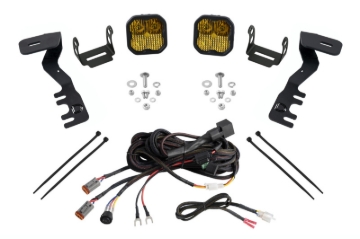 Picture of Diode Dynamics 2024+ Toyota Tacoma SS3 LED Ditch Light Kit- Pro Yellow Combo