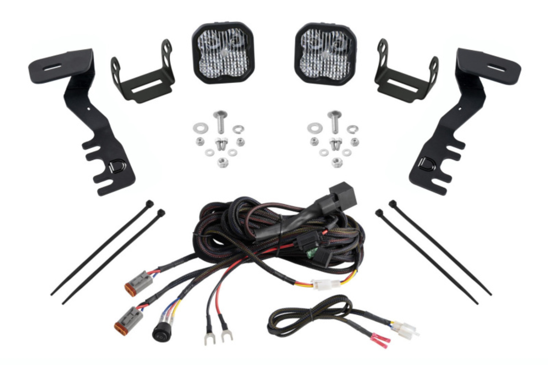 Picture of Diode Dynamics 2024+ Toyota Tacoma SS3 LED Ditch Light Kit- Pro White Combo