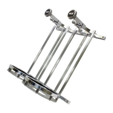 Picture of Nitrous Express Stand Up Dual Billet Bottle Bracket for 15lb Bottle (Flat Mount)