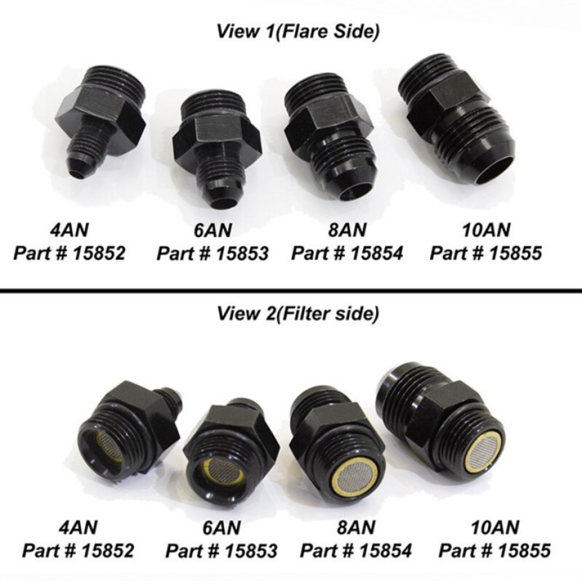 Picture of Nitrous Express 8AN to 8AN Orb Filter Fitting for Lightning 375