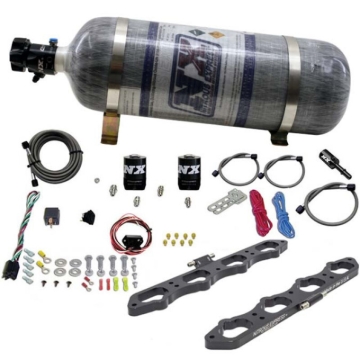 Picture of Nitrous Express 2018+ Ford 5.0L Coyote Wet Direct Port Plate System (w/12lb Bottle)