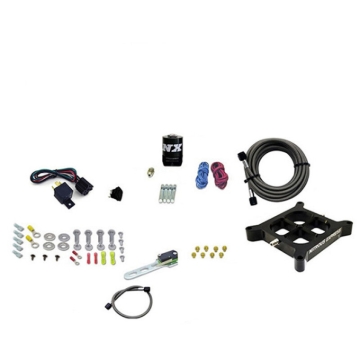 Picture of Nitrous Express Dry Single Entry Billet Crossbar Plate System 100-500hp (4150 Flange) w/o Bottle