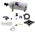 Picture of Nitrous Express Dry Single Entry Billet Crossbar Plate System 100-500hp (4150 Flange) w/10lb Bottle