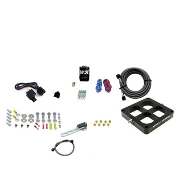 Picture of Nitrous Express Dry Single Entry Billet Crossbar Plate System 100-500hp (4500 Flange)- w/o Bottle