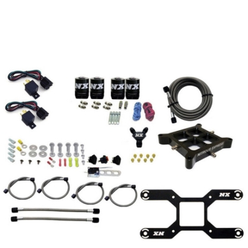 Picture of Nitrous Express Dry Quad Stage Billet Crossbar Plate System 100-2000hp (4150 Flange) w/o Bottle