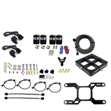 Picture of Nitrous Express Dry Quad Stage Billet Crossbar Plate System 100-2000hp (4500 Flange) w/o Bottle