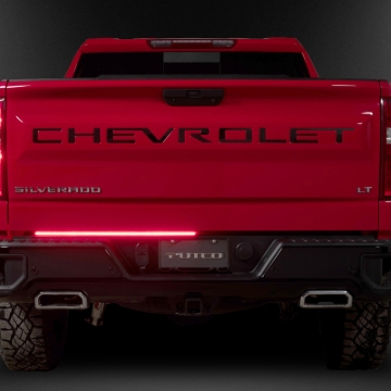 Picture of Putco 2024+ Ford F150 w/Factory Halogen Tail Light 60in Red Blade Tailgate Light Bar Plug-N-Play