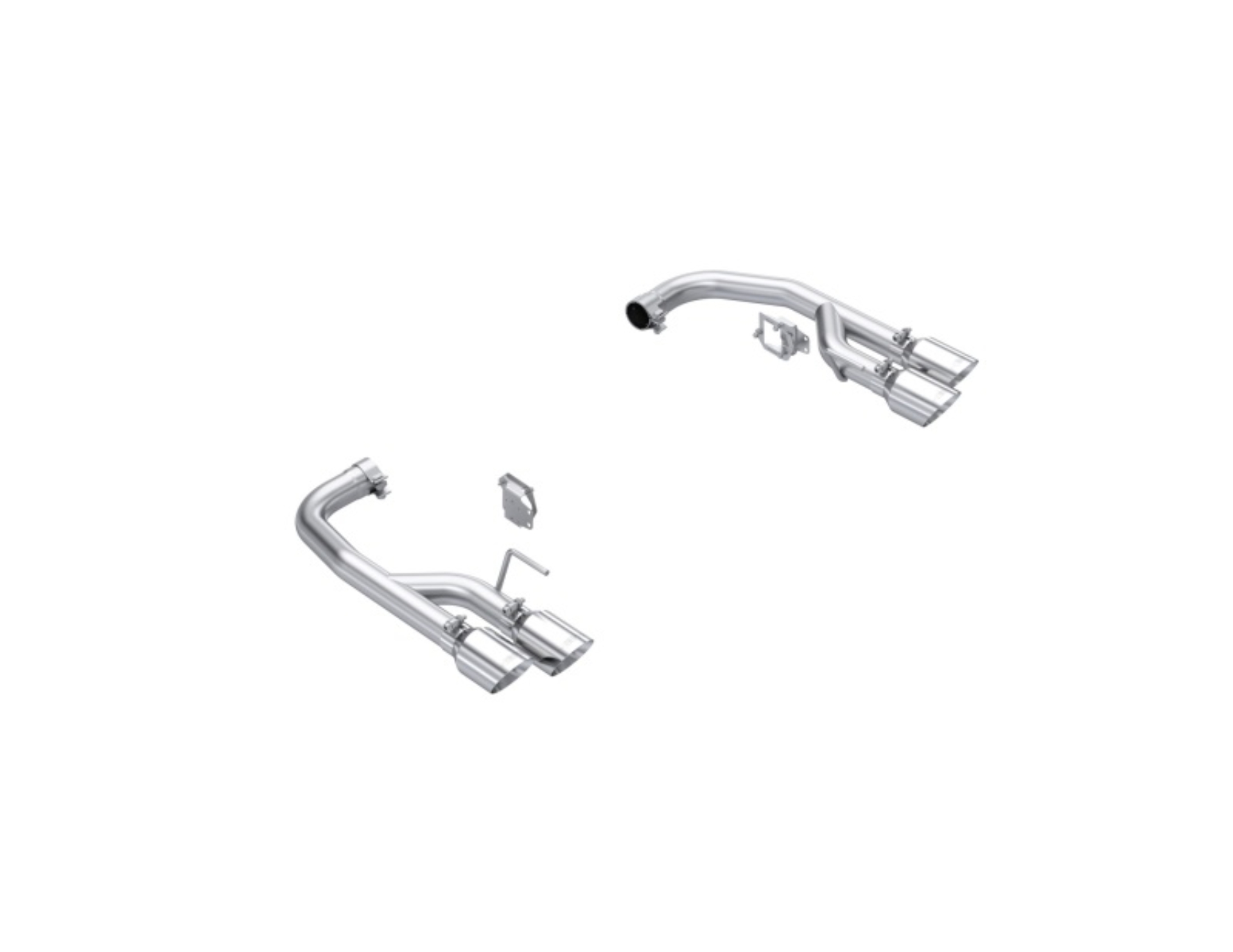 Picture of MBRP 2024+ Mustang GT 5.0L Aluminized Steel 2.5in Axle-Back Exhaust w/ Dual-Rear Quad Exhaust Tips
