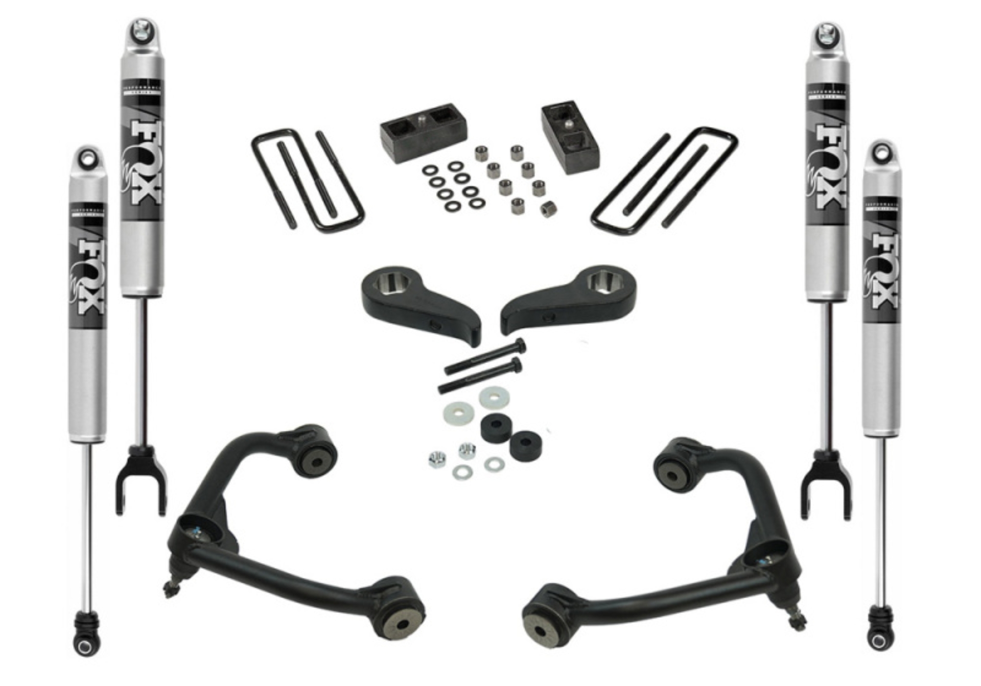 Picture of Superlift 20-24 Chevrolet Silverado / 20-24 GMC Sierra 3in Lift Kit w/ Fox 2.0 Shocks