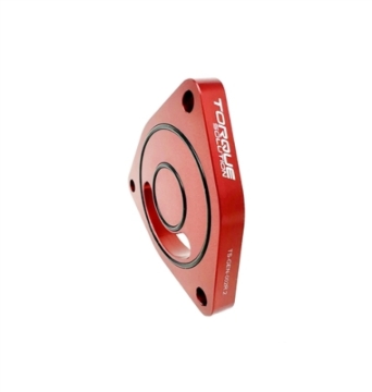 Picture of Torque Solution V2 Blow Off BOV Sound Plate (Red): Multiple Applications