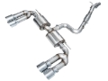 Picture of AWE Tuning 22-24 Audi 8Y S3 Touring Edition Exhaust - Chrome Silver Tips