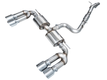 Picture of AWE Tuning 22-24 Audi 8Y S3 Touring Edition Exhaust - Chrome Silver Tips