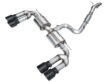 Picture of AWE Tuning 22-24 Audi 8Y S3 Touring Edition Exhaust - Diamond Black Tips