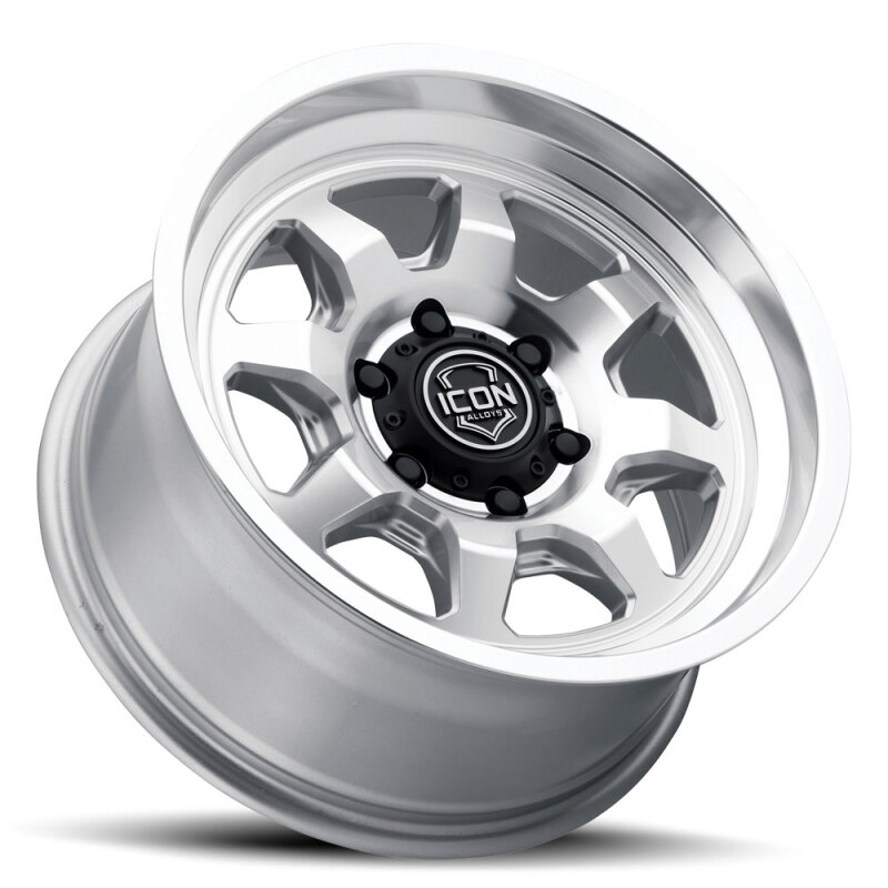 Picture of ICON Nuevo 17x8.5 / 6x135 / 6mm Offset 5in BS - Silver Machined