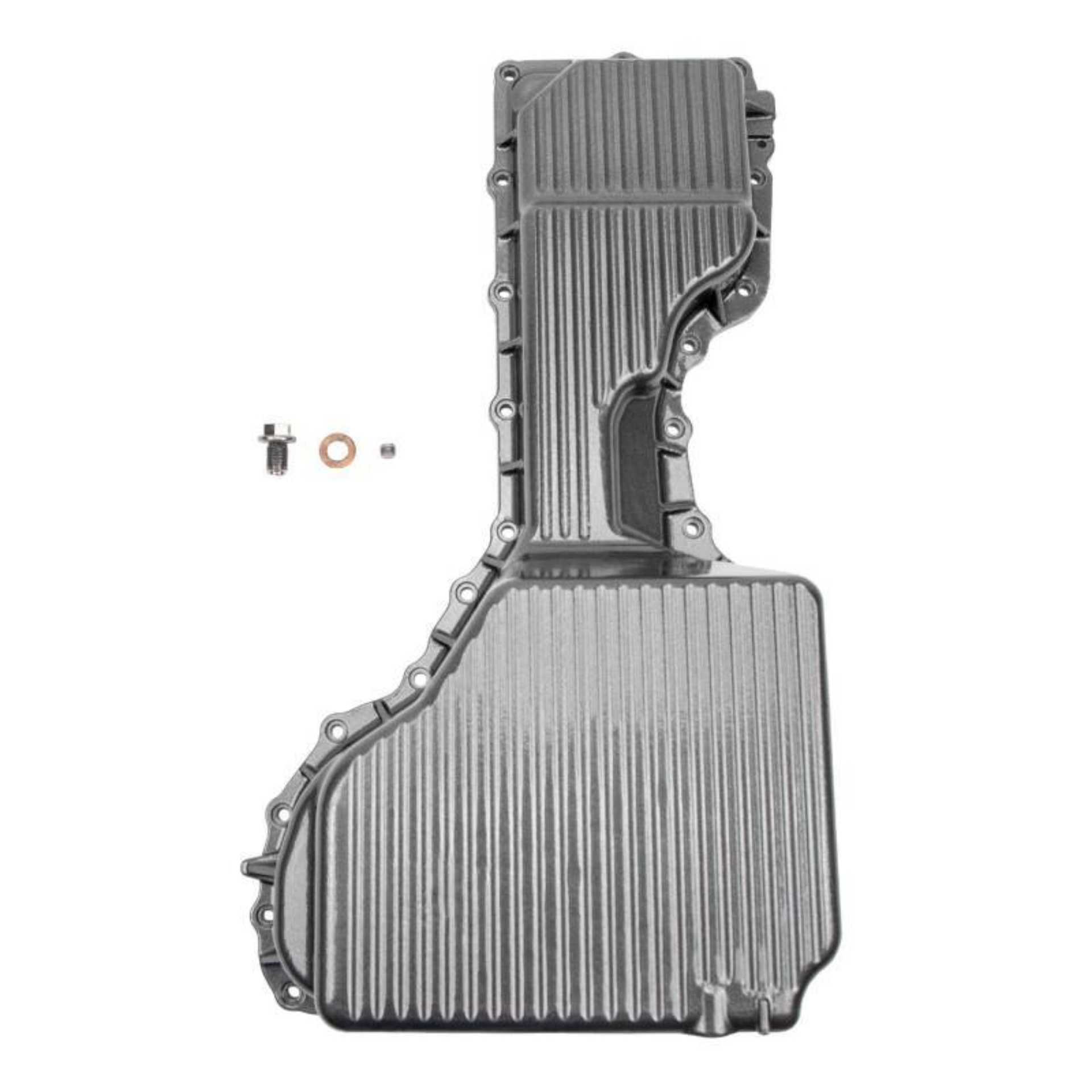 Picture of Wehrli 20-24 L5P Duramax WCFAB X PPE High Capacity Aluminum Oil Pan - Gloss White