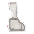 Picture of Wehrli 20-24 L5P Duramax WCFAB X PPE High Capacity Aluminum Oil Pan - Gloss White