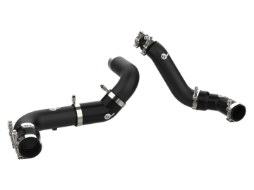 Picture of aFe 16-19 RAM 1500 V6 3.0L (TD) BladeRunner 3in Aluminum Hot & Cold Charge Pipe Kit - Black