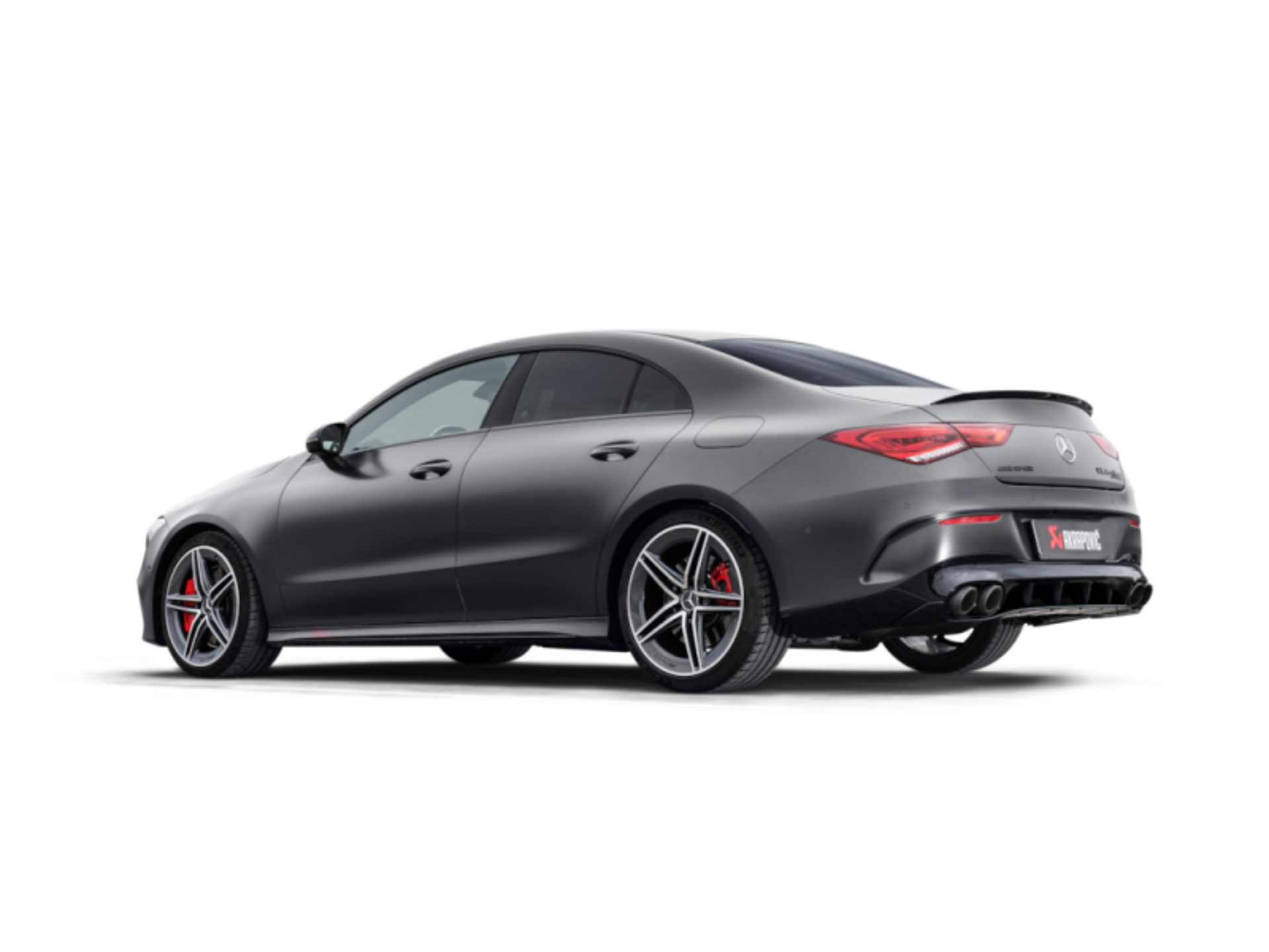 Picture of Akrapovic 2024+ Mercedes-AMG CLA 45 / CLA 45 S (C118/x118) Evo Line Cat Back (Titanium) w/ CF Tips