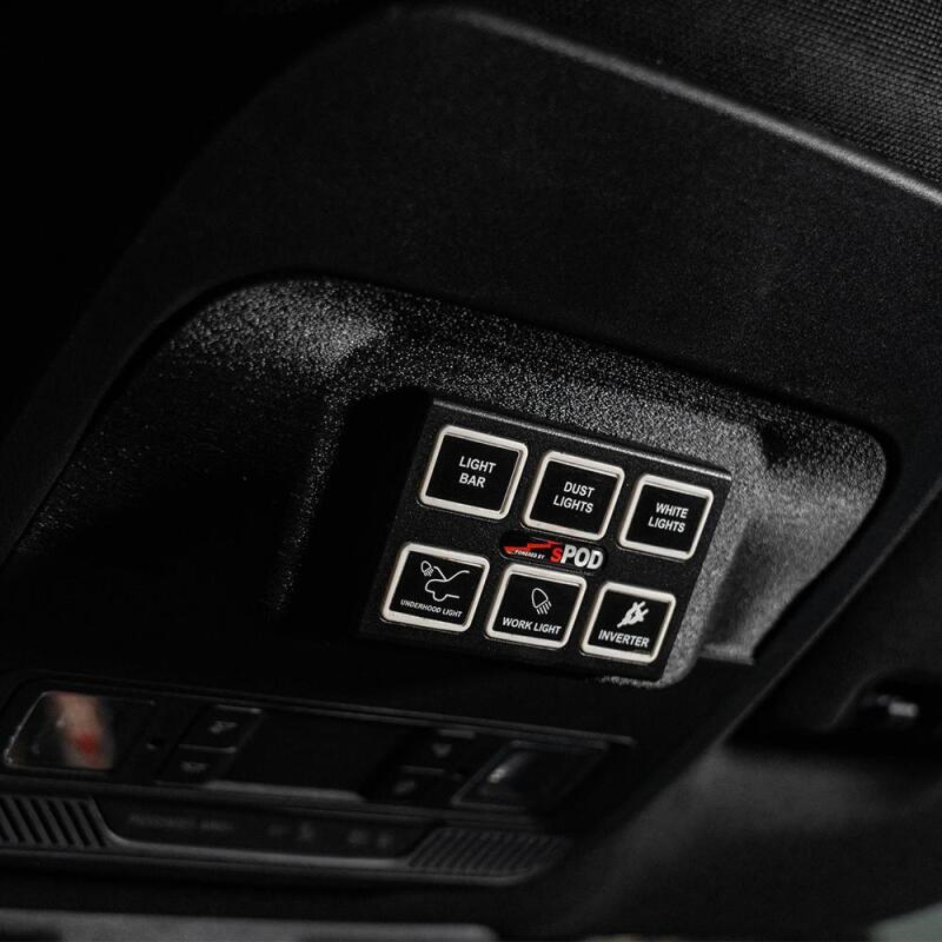 Picture of sPOD 2023+ Ford F250/F350 Super Duty Mini6 SourceLT Vehicle Power Management Kit