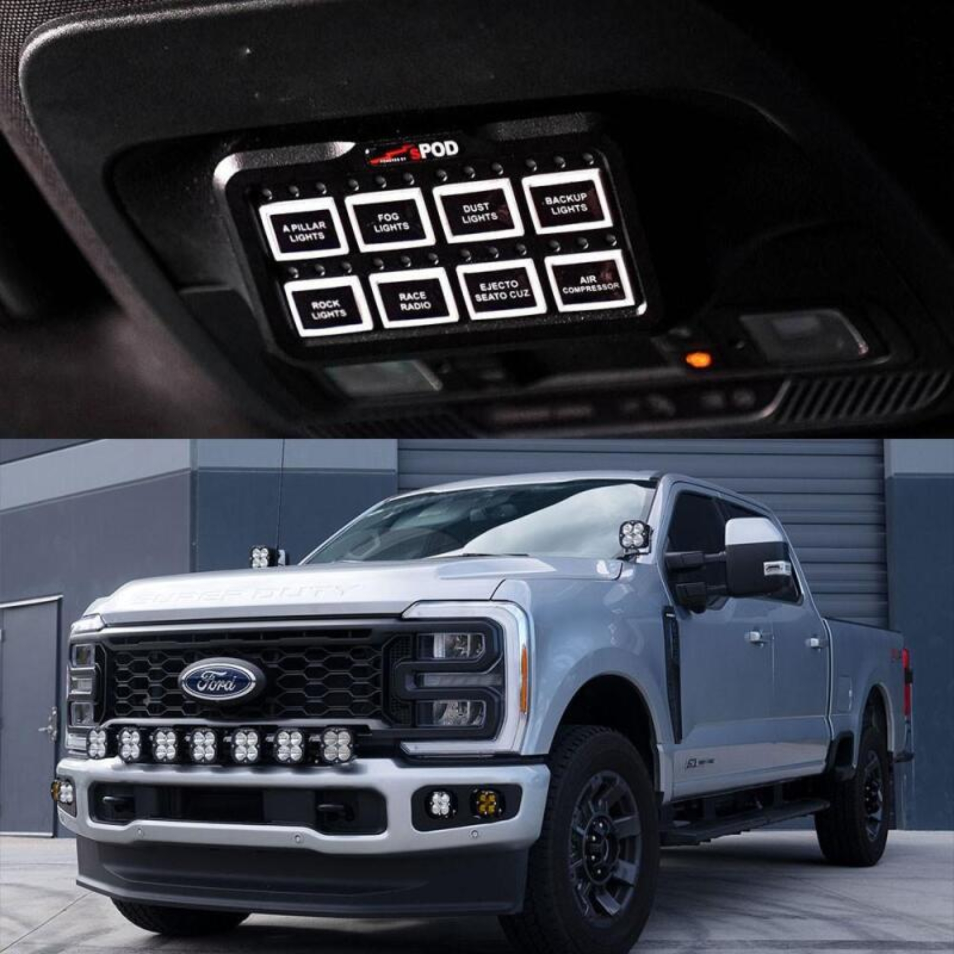 Picture of sPOD 2023+ Ford F250/F350 Super Duty HD BantamX Vehicle Power Management Kit