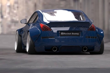 Picture of GReddy 03-08 Nissan 350z Rocket Bunny Duck-Tail Rear Wing Ver. 2