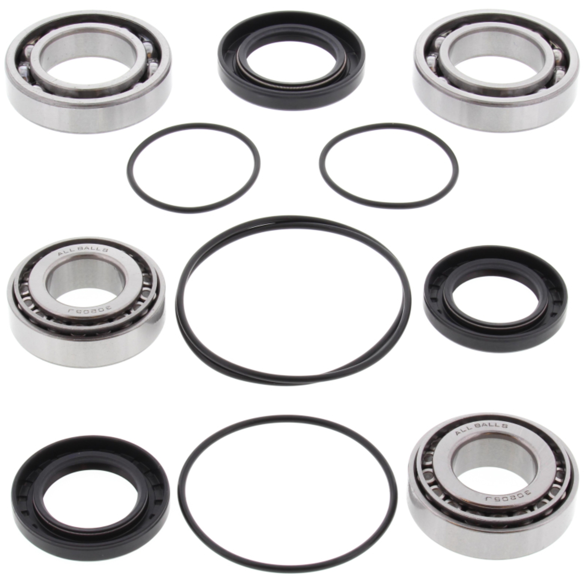 Picture of All Balls Racing 93-00 Kawasaki Mule 2510 4x4 Differential Bearing & Seal Kit Front