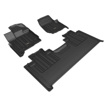 Picture of 3D MAXpider 15-23 Ford F-150 Super Cab 4 Seats With Bench Elitect Black R1 R2