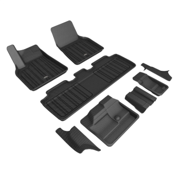 Picture of 3D MAXpider 21-22 Tesla Model Y 7-Seat Elitect Black R1 R2 R3
