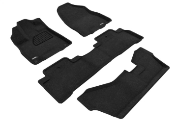 Picture of 3D MAXpider 14-20 Acura MDX 7-Seat Elegant Black R1 R2 R3