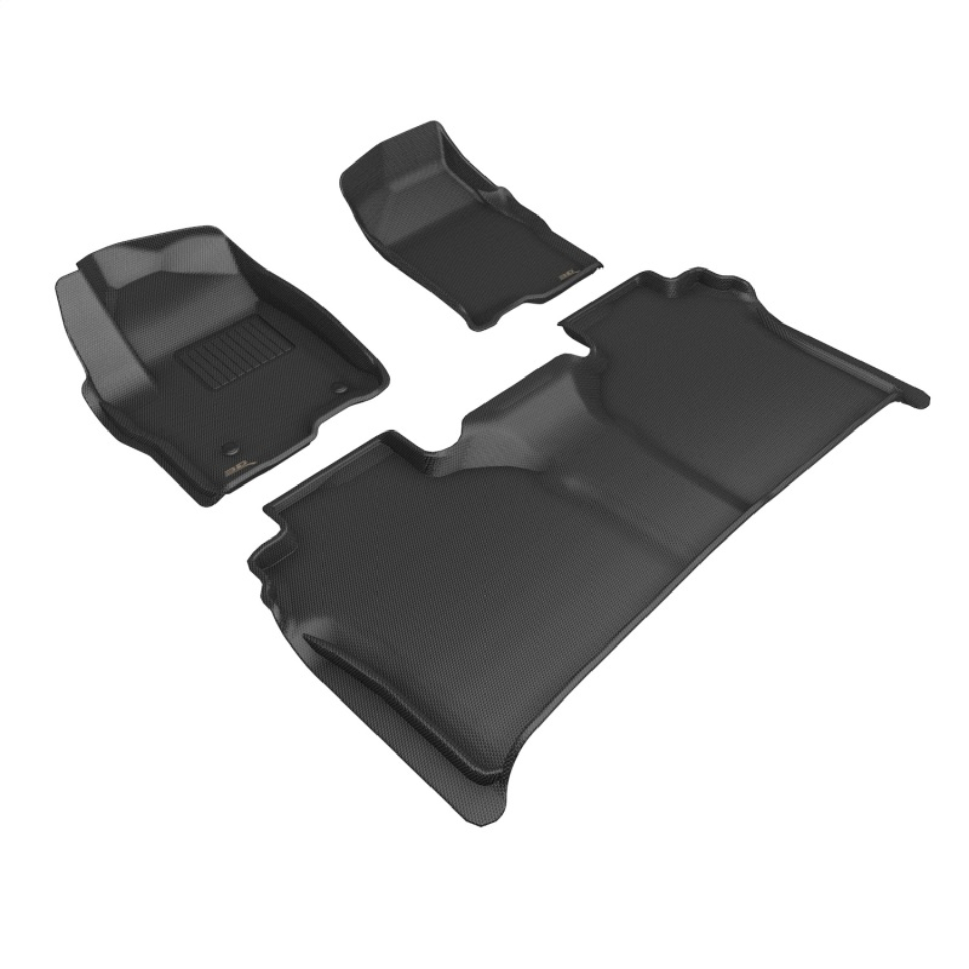 Picture of 3D MAXpider 19-24 Chevrolet Silverado Crew Cab Bucket Seats Kagu Black R1 R2
