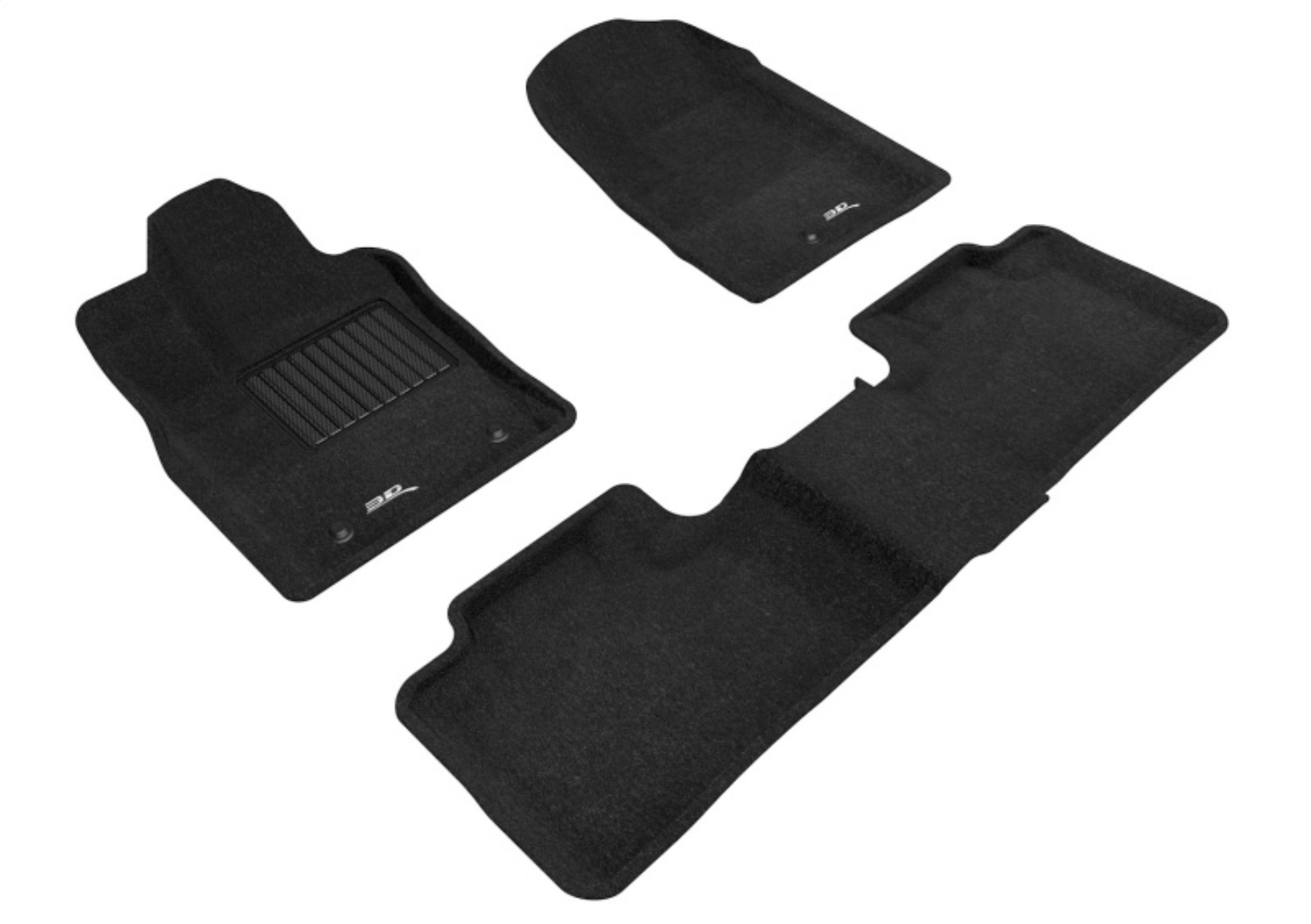 Picture of 3D MAXpider 12-23 Dodge Durango 5-Seat Elegant Black R1 R2 (2 Posts On Front Passenger Floor)