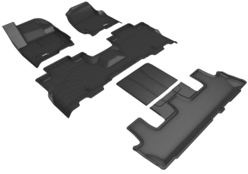 Picture of 3D MAXpider 18-24 Ford Expedition 7-Seat Kagu Black R1 R2 R3