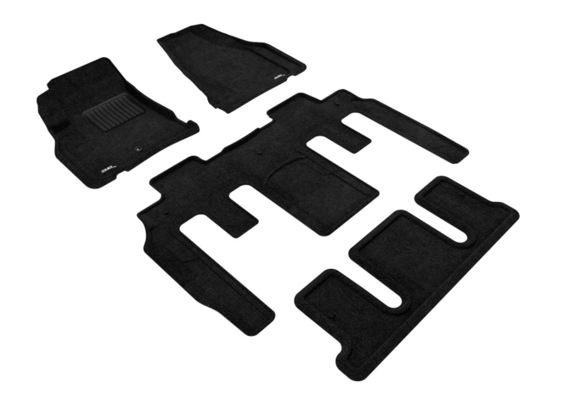 Picture of 3D MAXpider 07-16 GMC Acadia / GMC Acadia Limited 17 Elegant Black R1 R2 R3 Bucket Seats