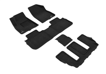 Picture of 3D MAXpider 17-23 GMC Acadia With Bucket 2Nd Row Elegant Black R1 R2