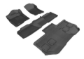 Picture of 3D MAXpider 11-14 GMC Yukon Xl With Bucket 2Nd Row Kagu Black R1 R2 R3