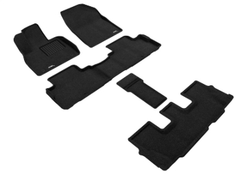 Picture of 3D MAXpider 20-24 Hyundai Palisade 7-Seat Elegant Black R1 R2 R3