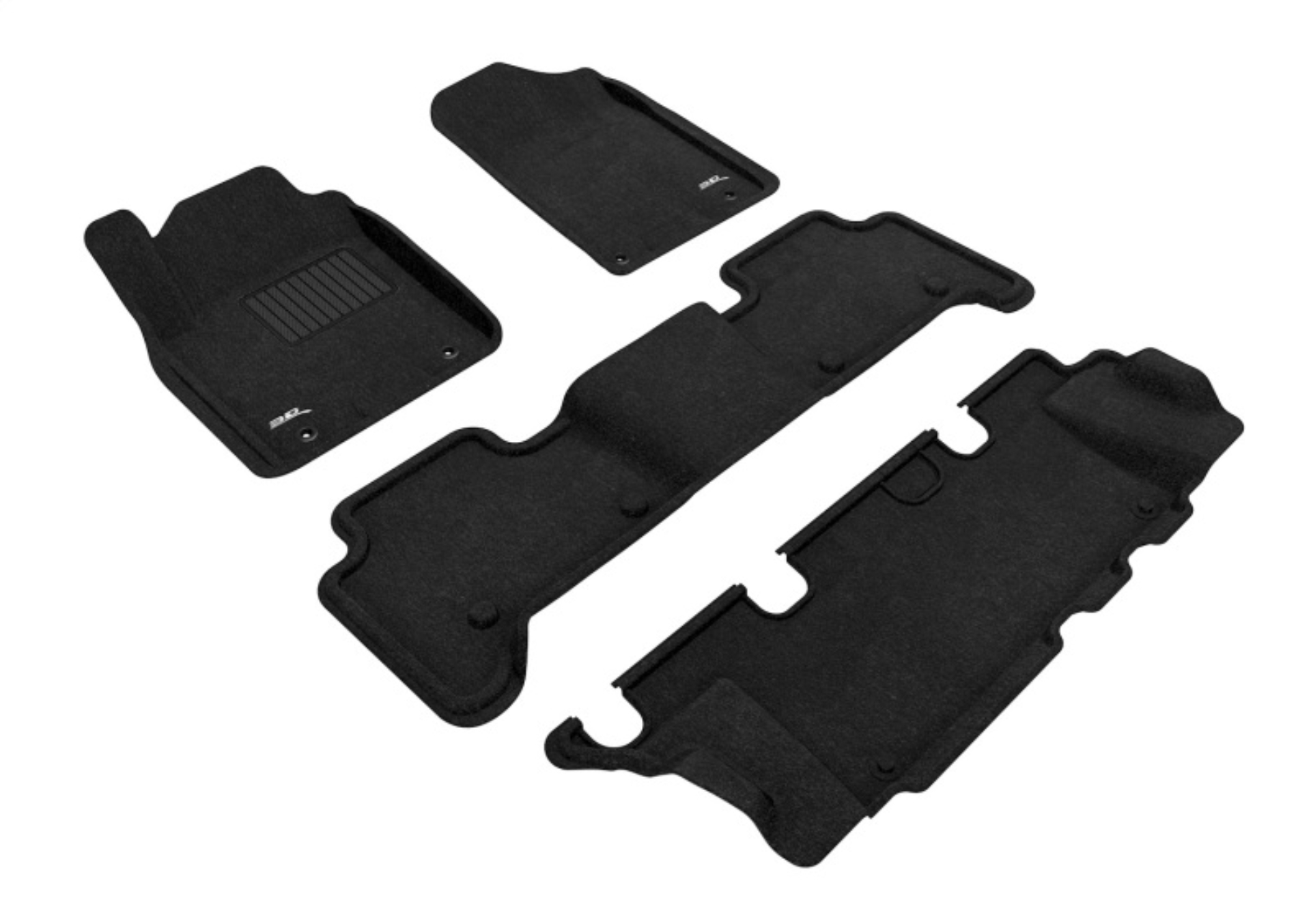 Picture of 3D MAXpider 14-24 Infiniti Qx80 7-Seat / Qx56 11-13 Elegant Black R1 R2 R3