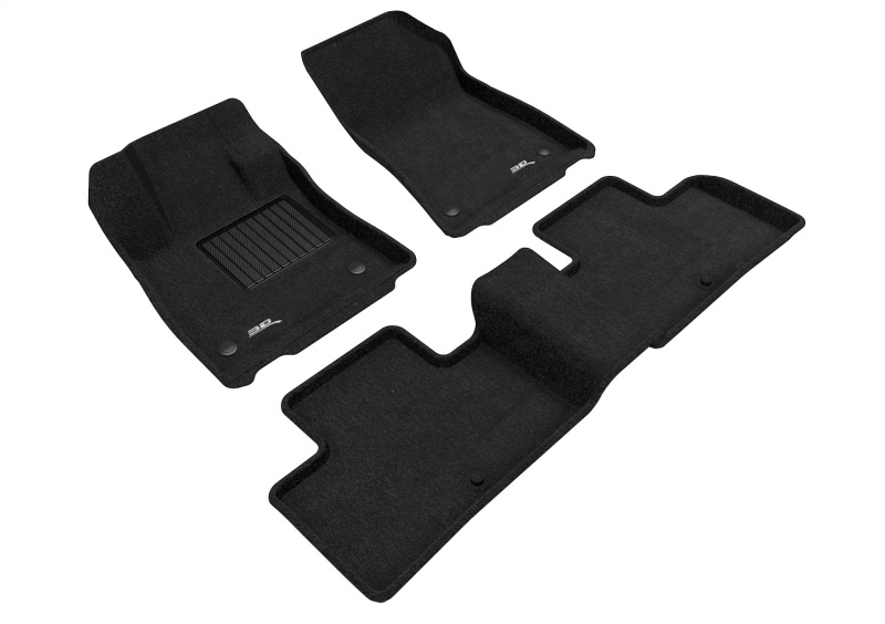 Picture of 3D MAXpider ACE Elegant-Combo-Black Floor Mats - L1IN03104709