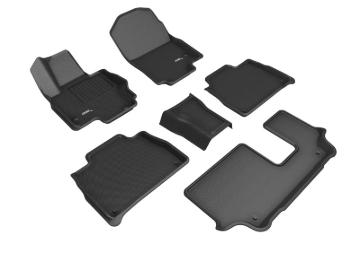 Picture of 3D MAXpider 20-24 Mercedes-Benz Gle-Class 7-Seat SUV (W167) Kagu Black R1 R2 R3