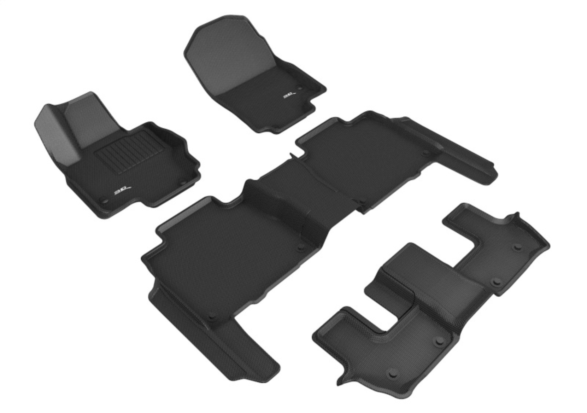 Picture of 3D MAXpider 20-24 Mercedes-Benz Gls-Class 7 Seat (X167) Kagu Black R1 R2 R3