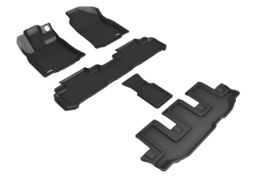 Picture of 3D MAXpider 19-24 Subaru Ascent With Bucket 2Nd Row Kagu Black R1 R2 R3