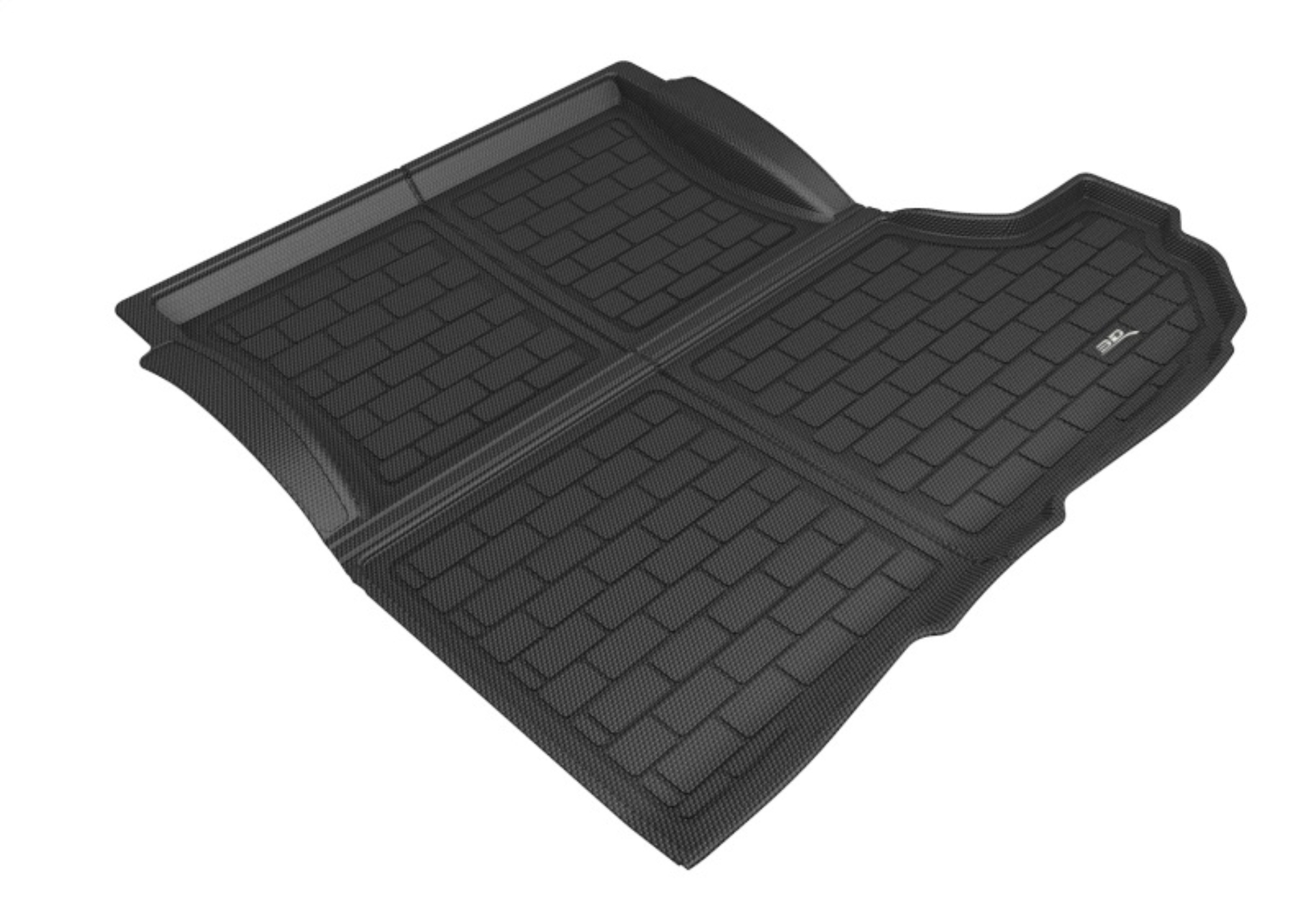 Picture of 3D MAXpider 11-23 Dodge Challenger W/ Subwoofer Kagu Black Cross Fold Cargo Liner